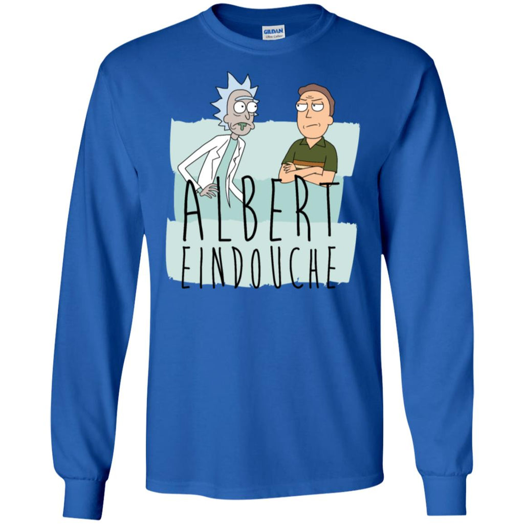 Rick And Morty Albert Eindouche Parody Men Long SLeeve Shirt