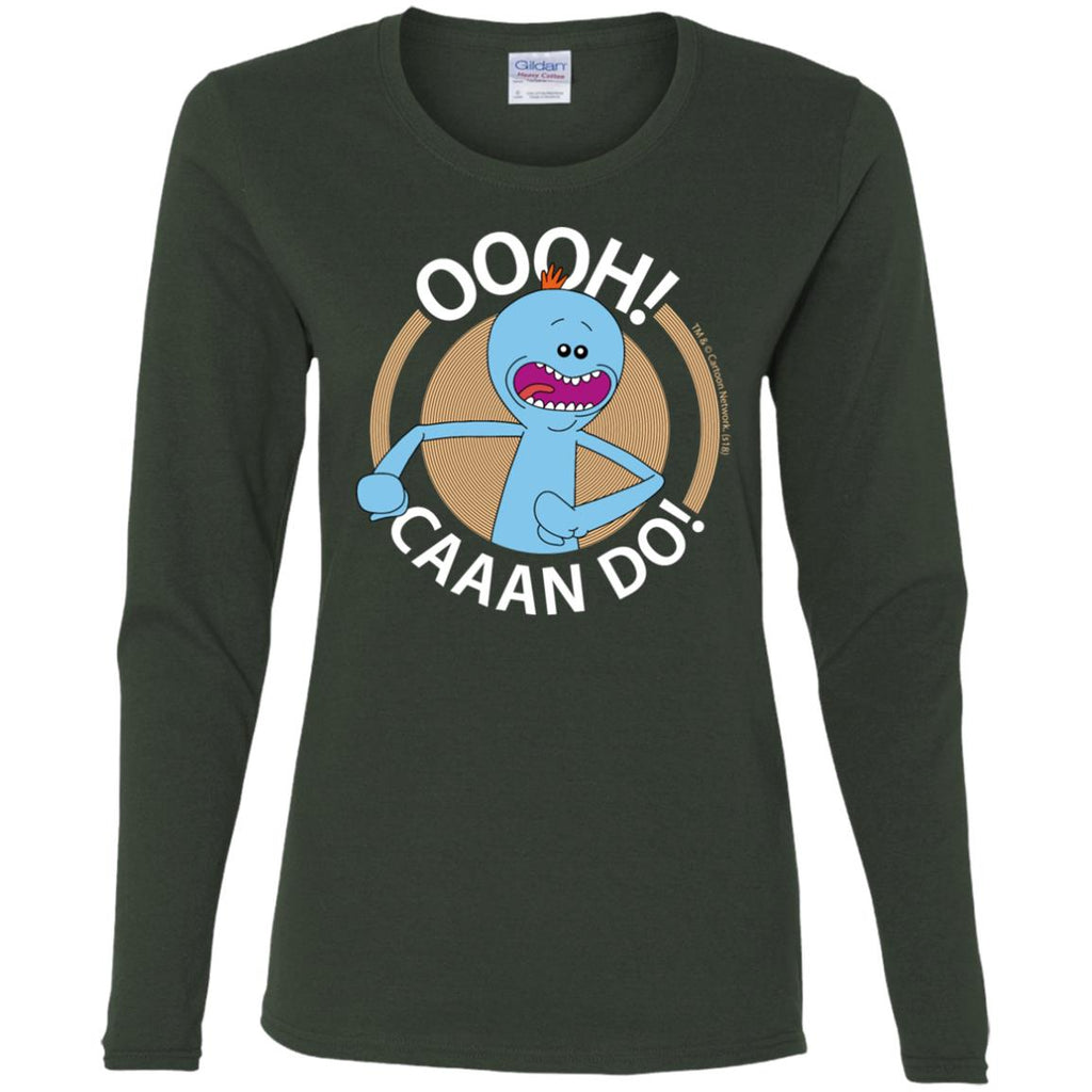 Rick And Morty Mr Meeseeks Oooh Caaan Do Mug Women Long Sleeve Shirt