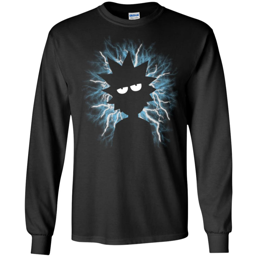 Rick And Morty Mad Scientist Men Long SLeeve Shirt