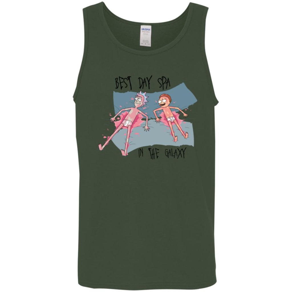 Rick And Morty Best Spa Day In The Galaxy Men Tank Top