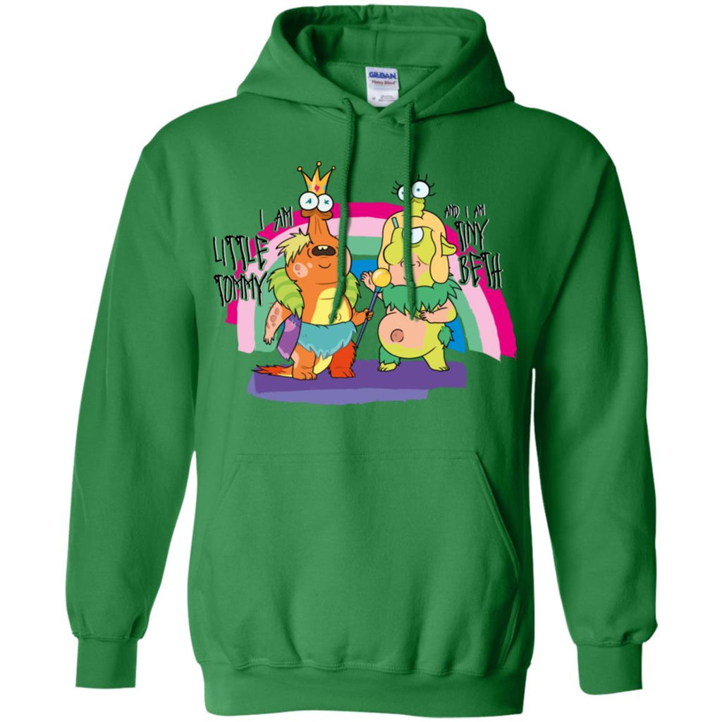 Rick And Morty Little Tommy And Tiny Beth Men Pullover Hoodie