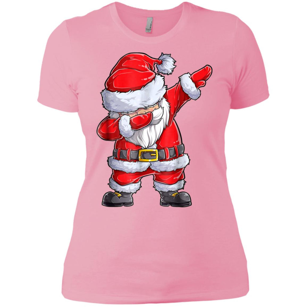 Dabbing Santa Shirt Christmas Boys Kids Men Xmas Gifts Tees Women T-Shirt