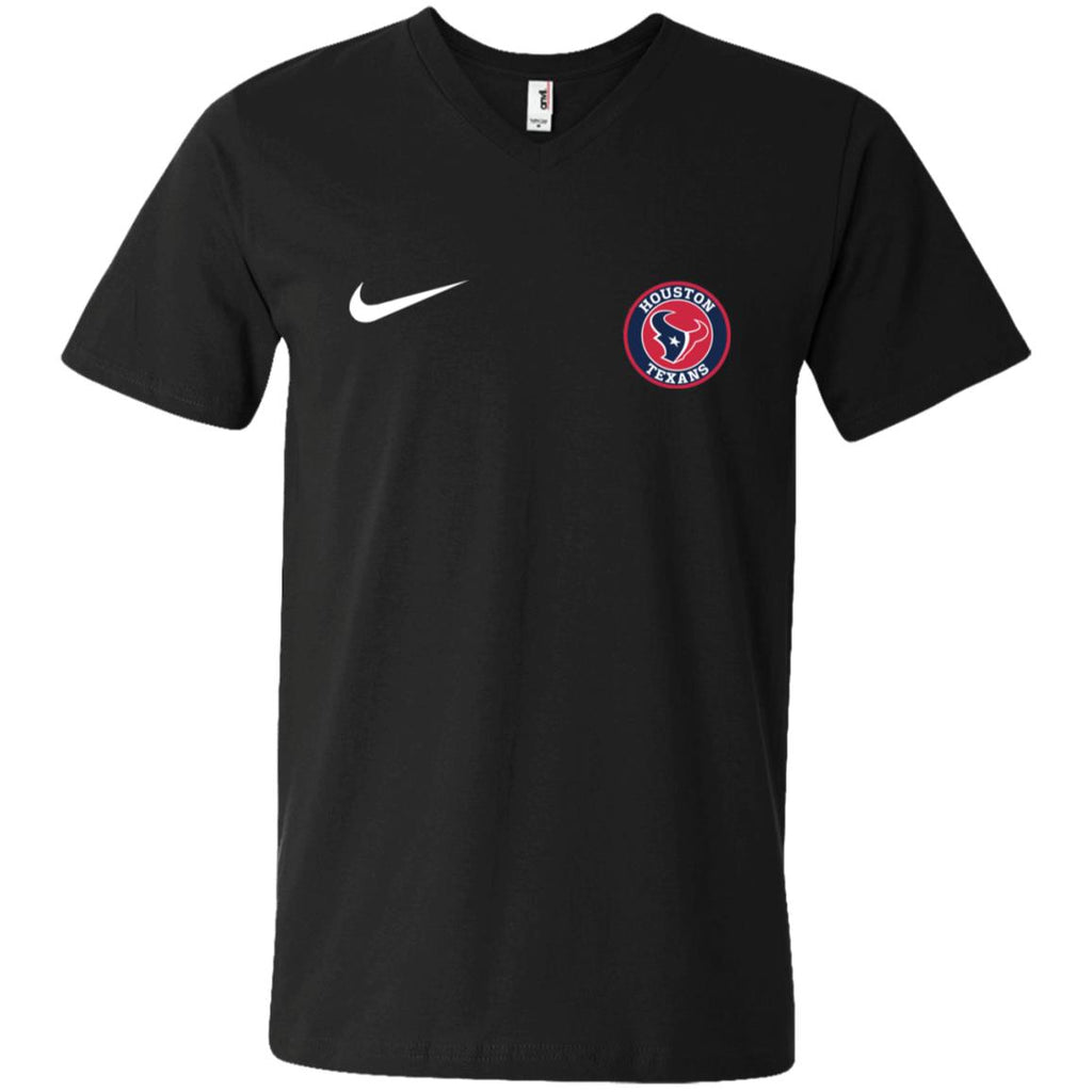 Nike Houston Texans Nfl Football Men V-Neck T-Shirt