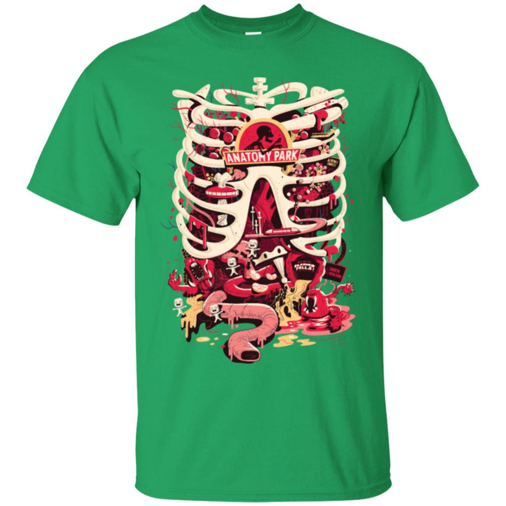 Rick And Morty Anatomy Park Skeleton Men T-Shirt