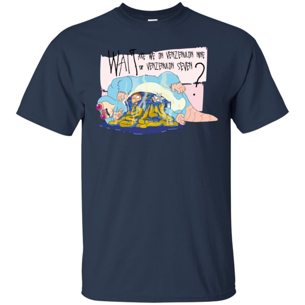 Ricky And Morty Which Venzenulon Are We On Men T-Shirt