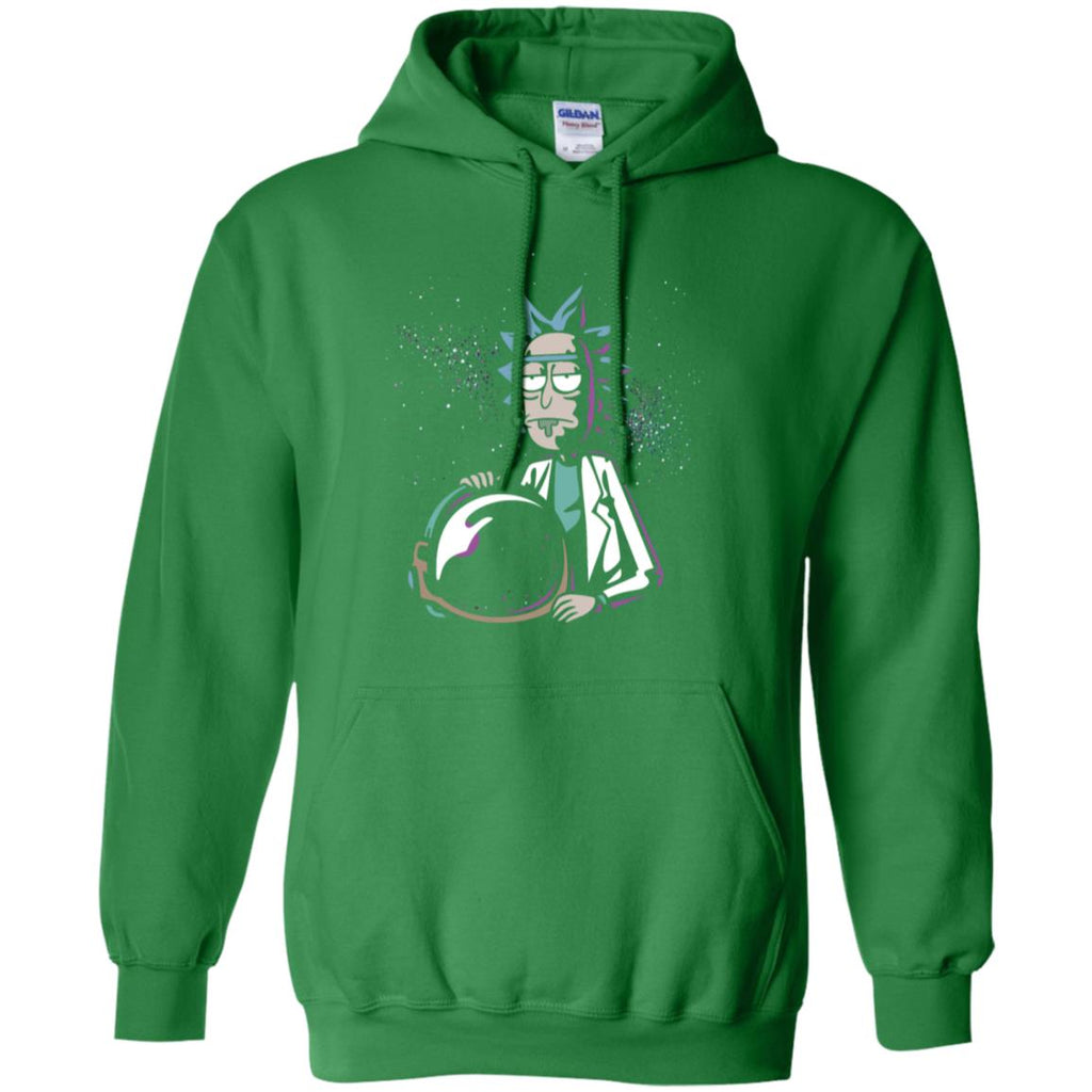 Rick And Morty Astronaut Helmet Men Pullover Hoodie