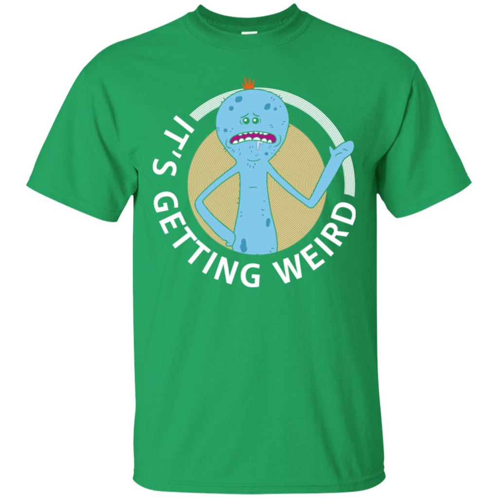 Rick And Morty Mr Meeseeks It's Getting Weird Men T-Shirt