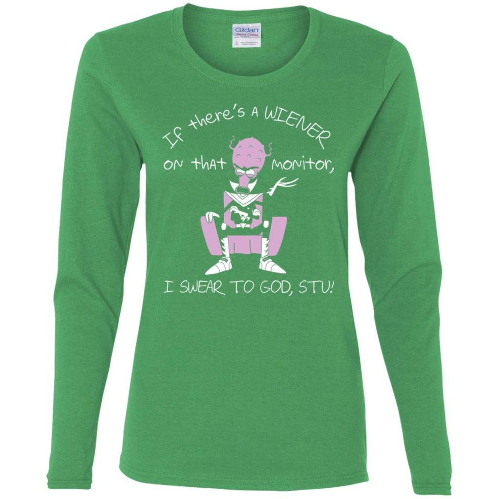 Rick And Morty If There's A Wiener Women Long Sleeve Shirt