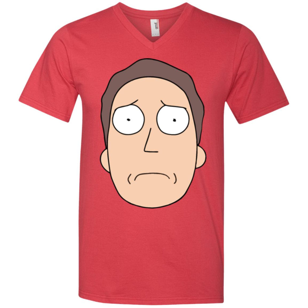 Rick And Morty Jerry Smith Men V-Neck T-Shirt