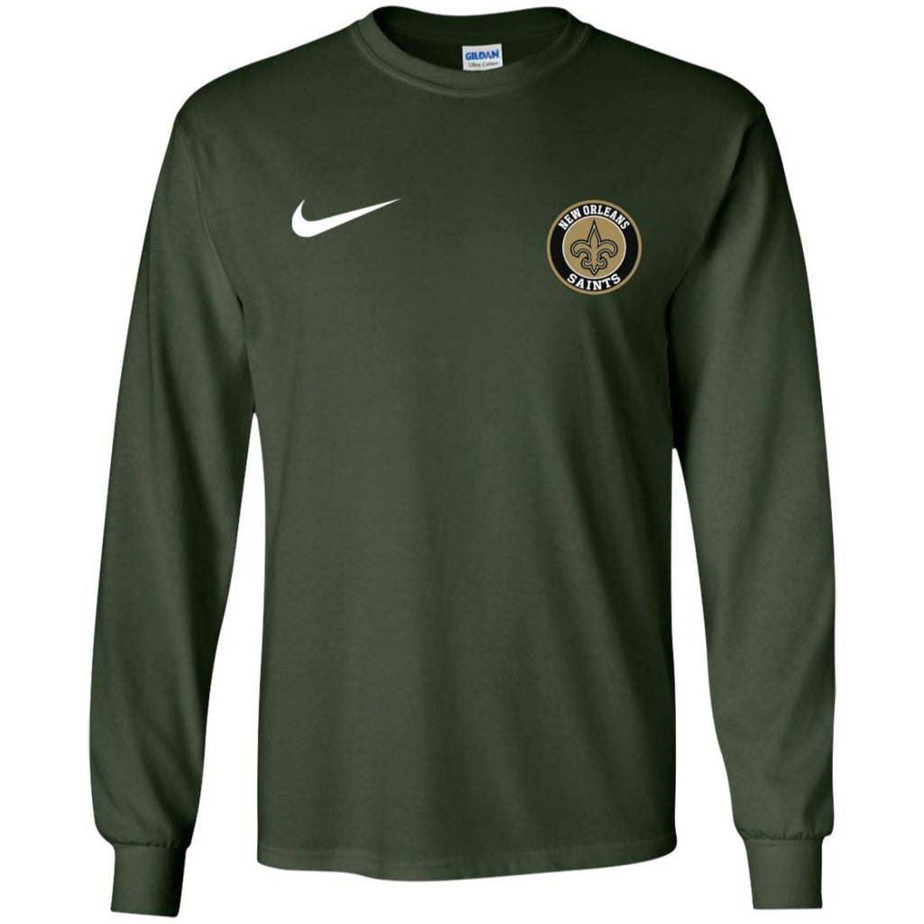 Nike New Orleans Saints Nfl Football Men Long SLeeve Shirt