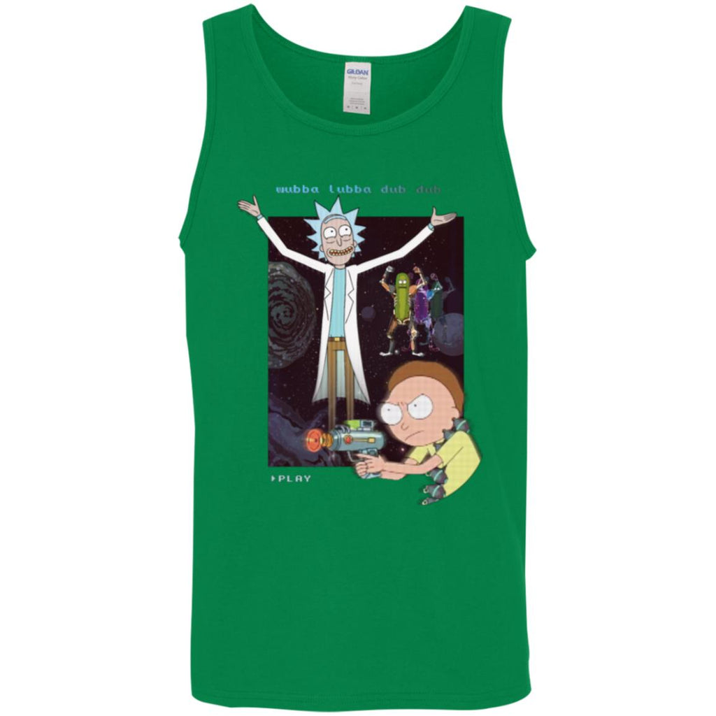 Rick And Morty Retro Video Game Men Tank Top
