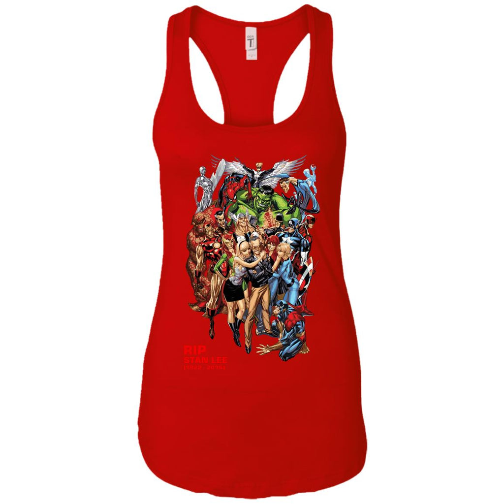 Rip Stan Lee Father Of Super Heroes Women Tank