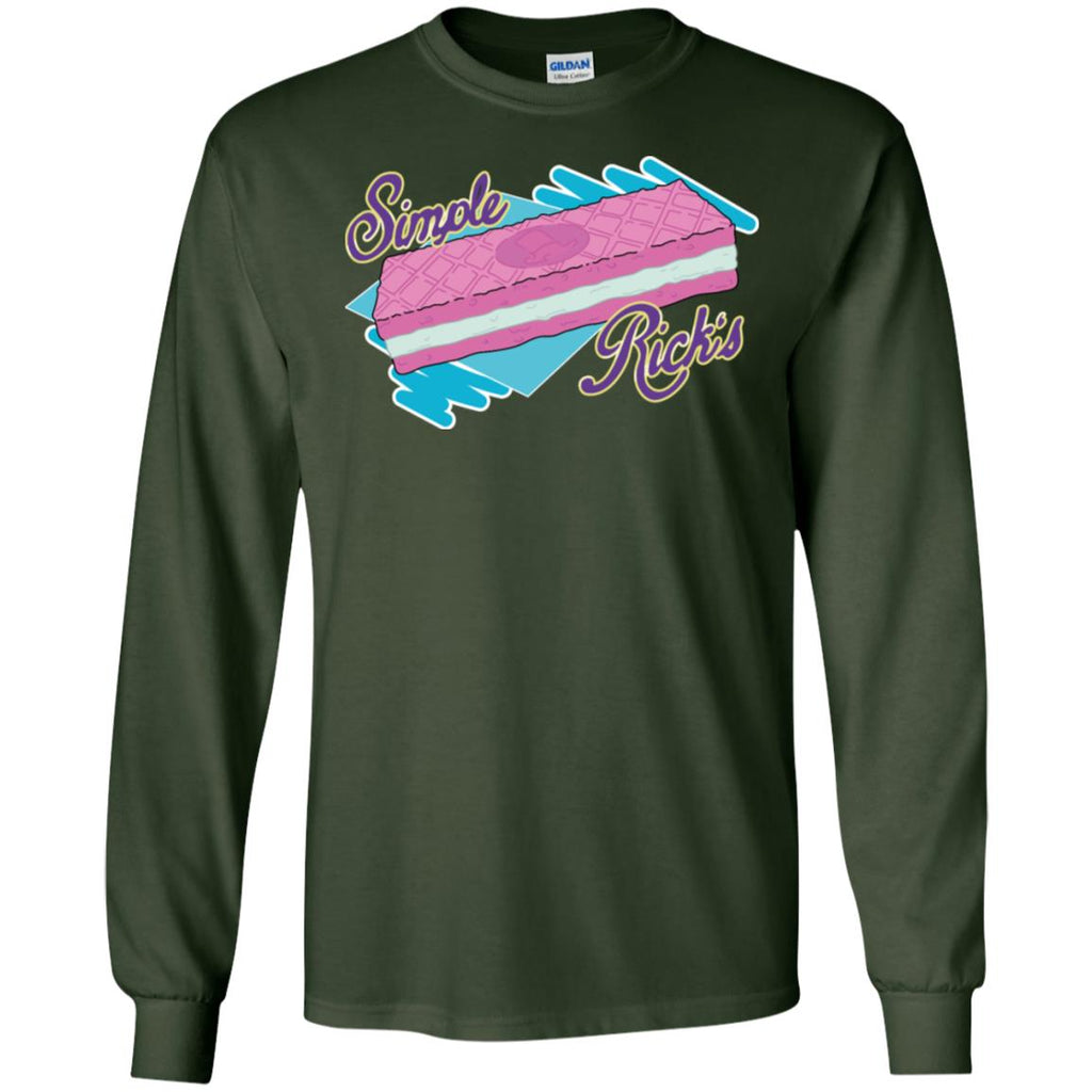 Rick And Morty Simple Rick's Wafer Cookie Men Long SLeeve Shirt