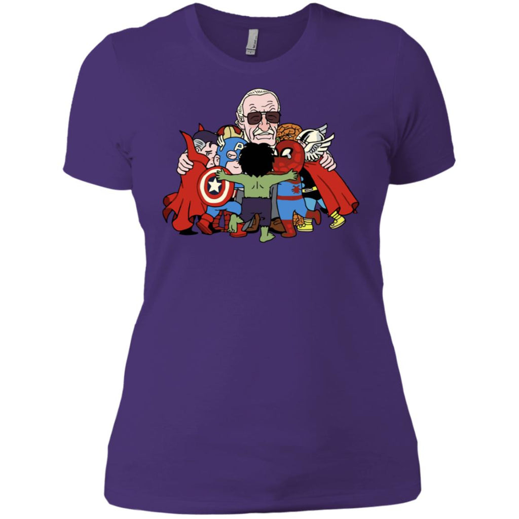 Stan Lee Shirt - Father Of Super Heroes Women T-Shirt