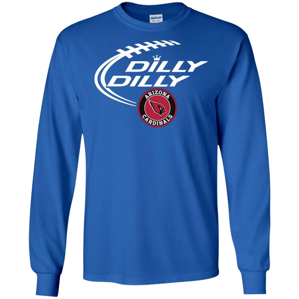 Dilly Dilly Arizona Cardinals Nfl Football Men Long SLeeve Shirt
