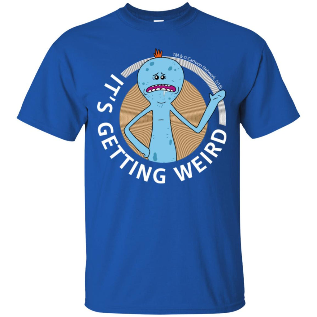 Rick And Morty Mr Meeseeks It's Getting Weird Mug Men T-Shirt