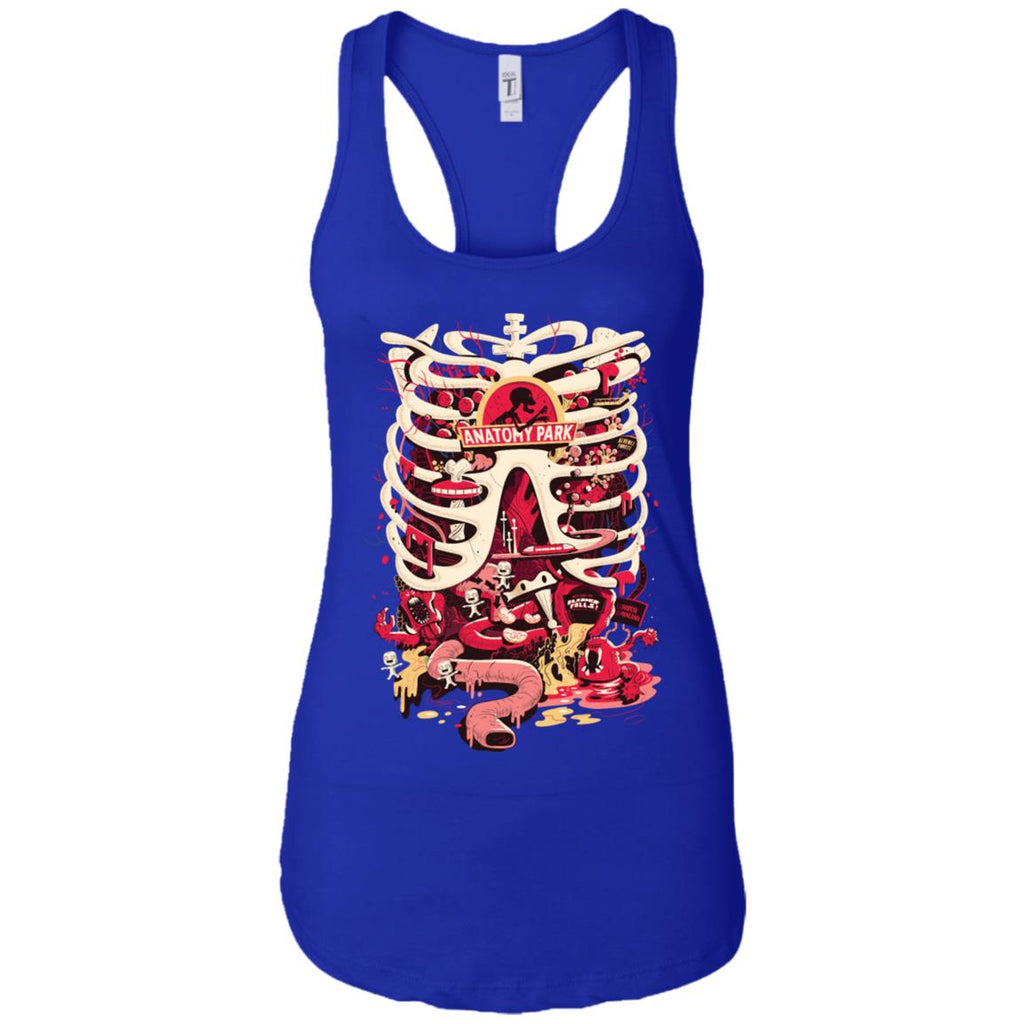 Rick And Morty Anatomy Park Skeleton Women Tank