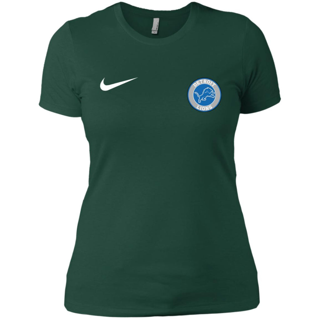 Nike Destroit Lions Nfl Football Women T-Shirt