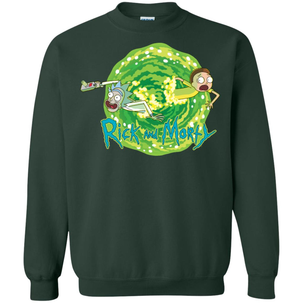 Rick And Morty Multidimensional Travel Unisex Crewneck Pullover Sweatshirt