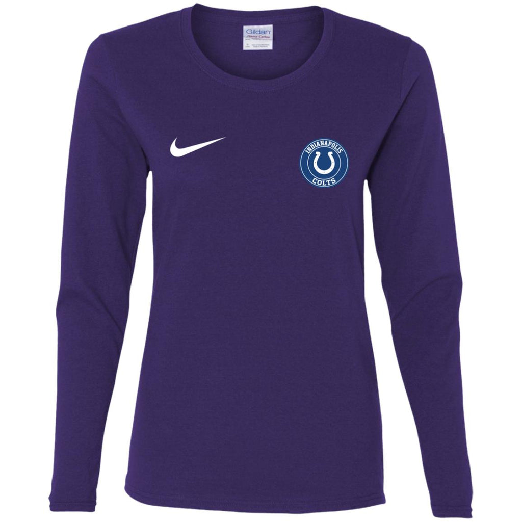 Nike Indianapolis Colts Nfl Football Women Long Sleeve Shirt
