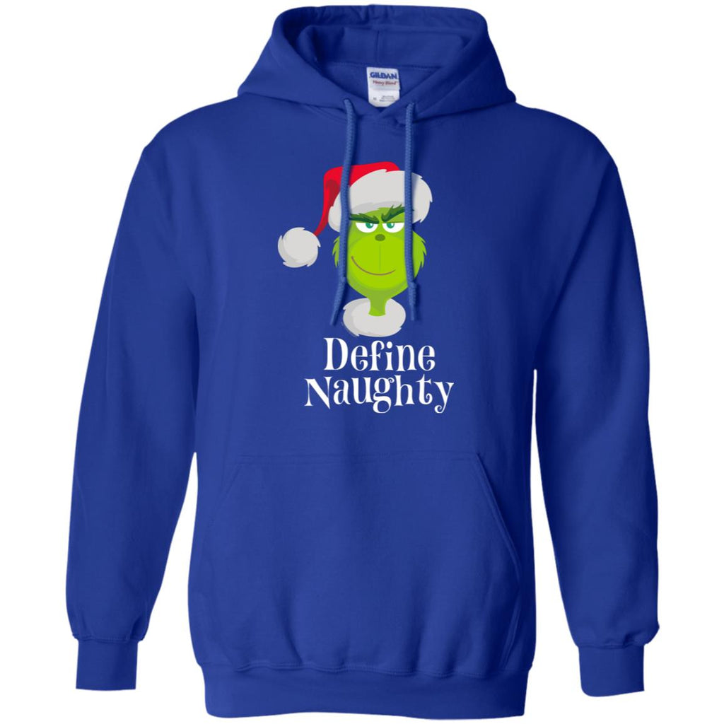 Dr. Seuss The Grinch Naughty Grinch Christmas Men Pullover Hoodie