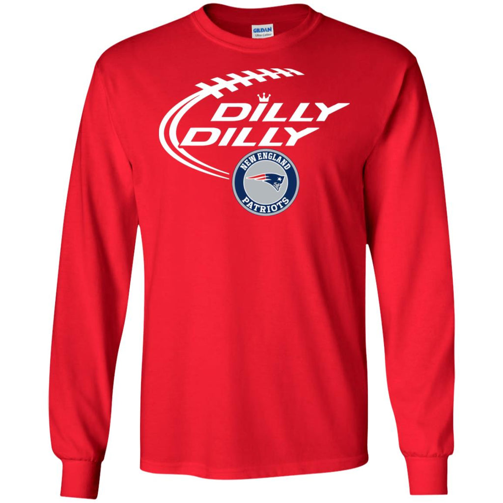 Dilly Dilly New England Patriots Nfl Football Men Long SLeeve Shirt