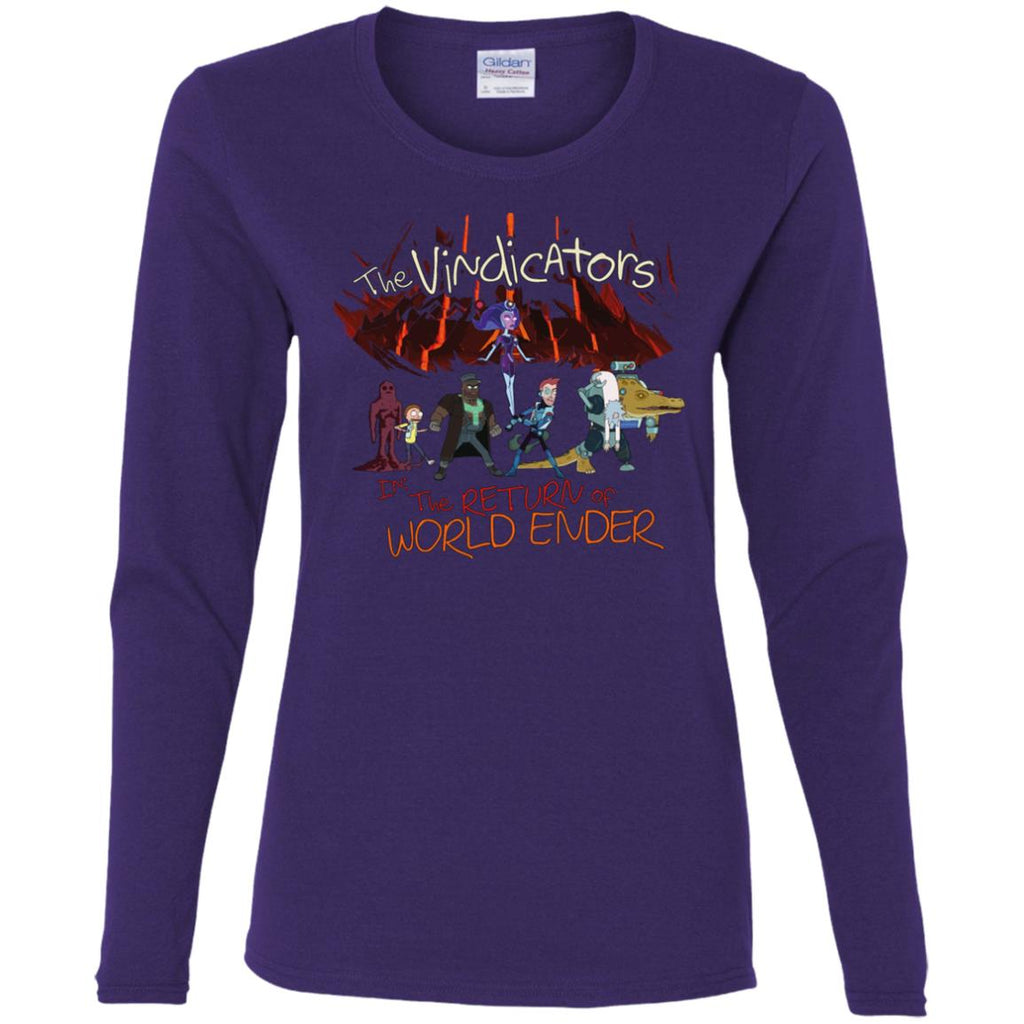 Rick And Morty The Vindicators Women Long Sleeve Shirt