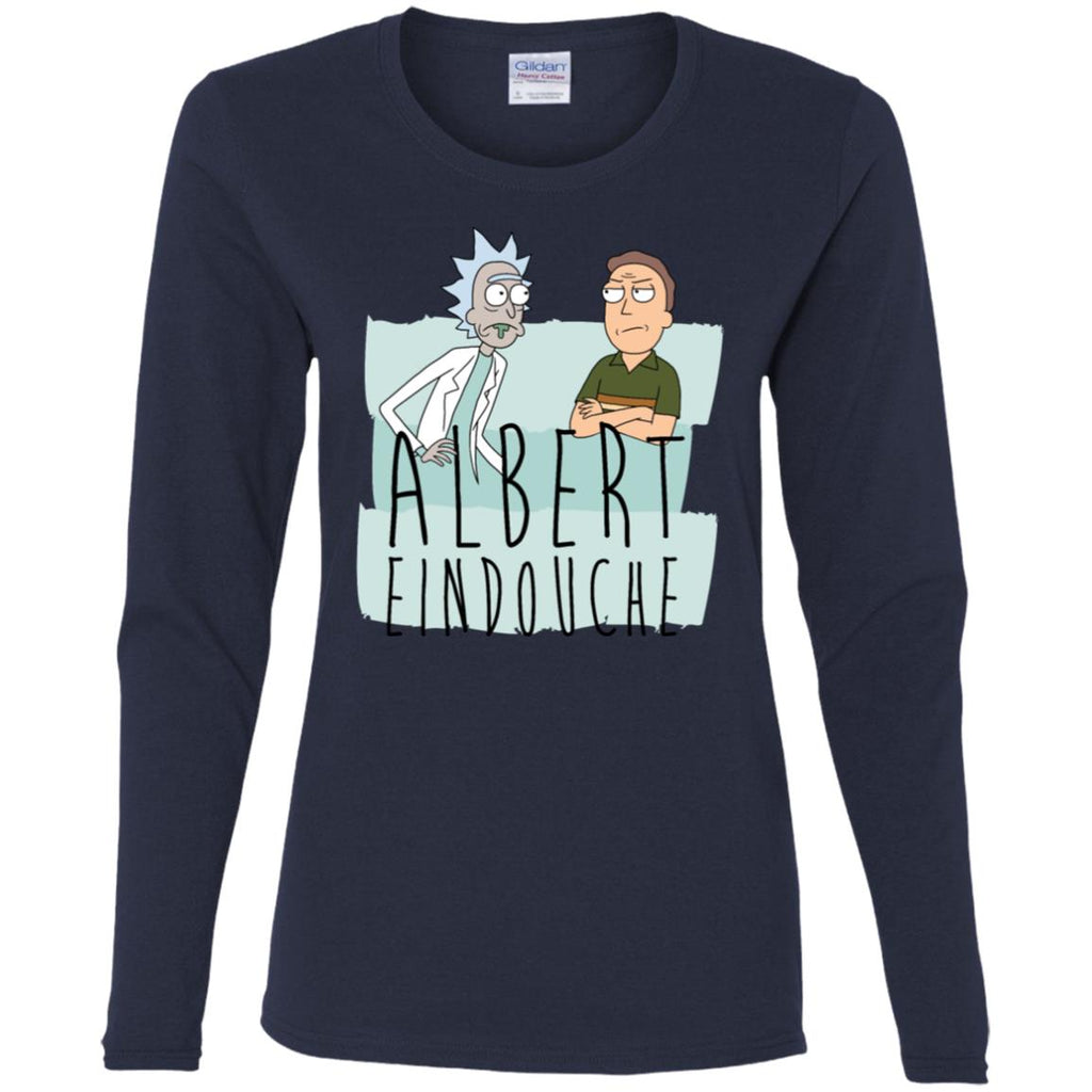 Rick And Morty Albert Eindouche Parody Women Long Sleeve Shirt