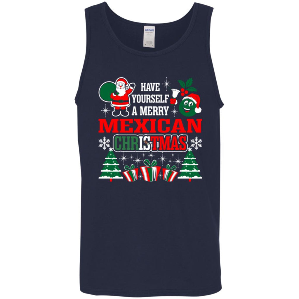 Have Yourself A Merry Mexican Christmas Men Tank Top