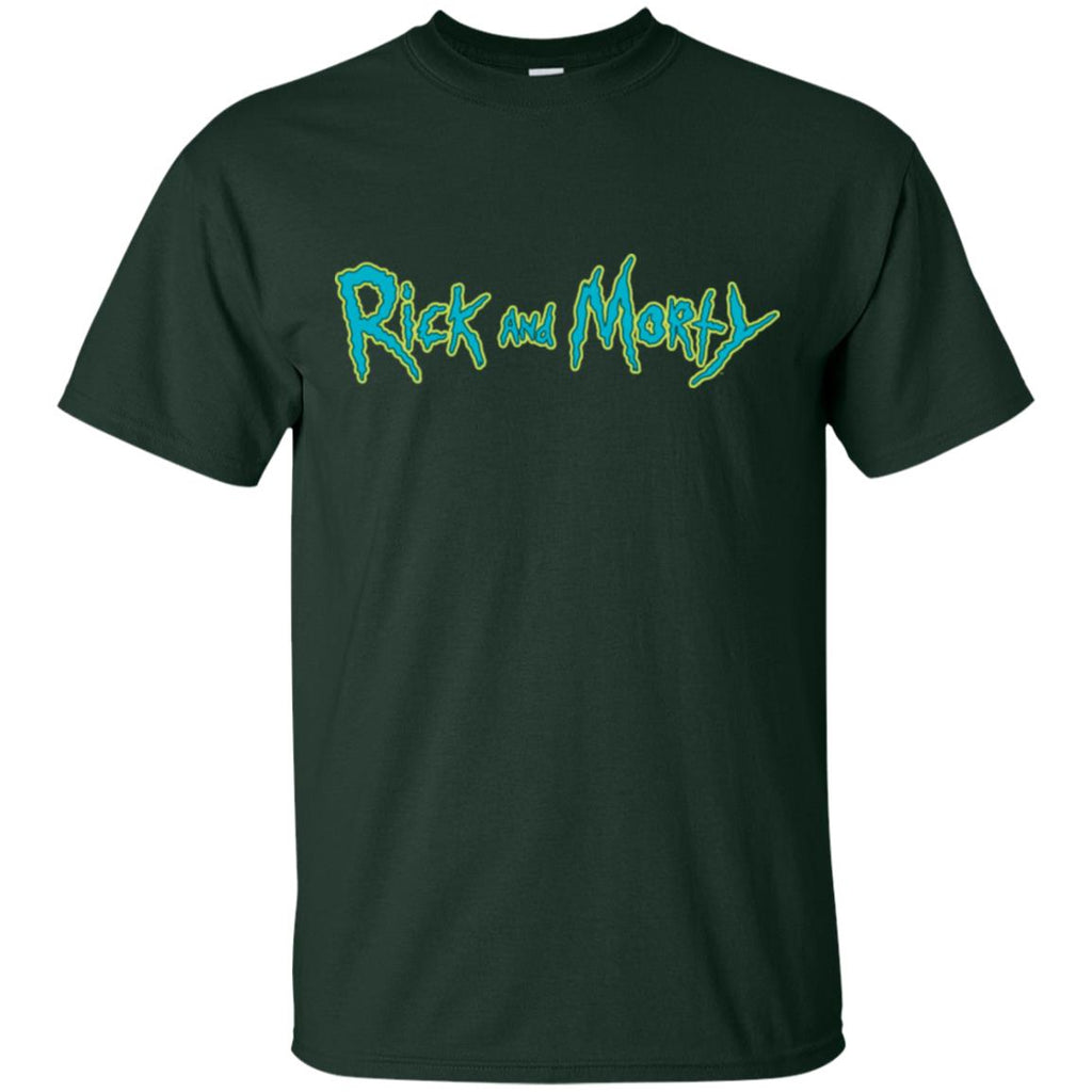 Rick And Morty Title Typography Men T-Shirt