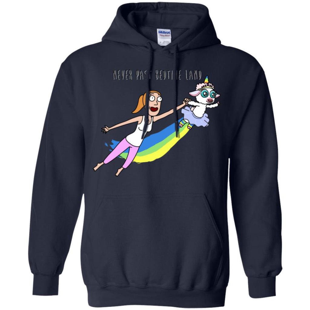 Rick And Morty Summer Never Past Bedtime Land Men Pullover Hoodie