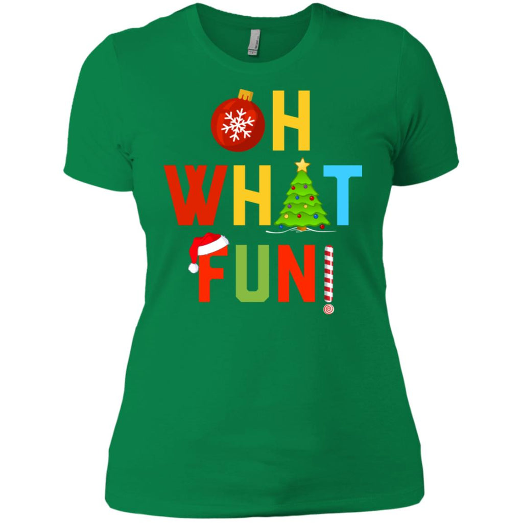 Oh What Fun Merry Christmas Women T-Shirt