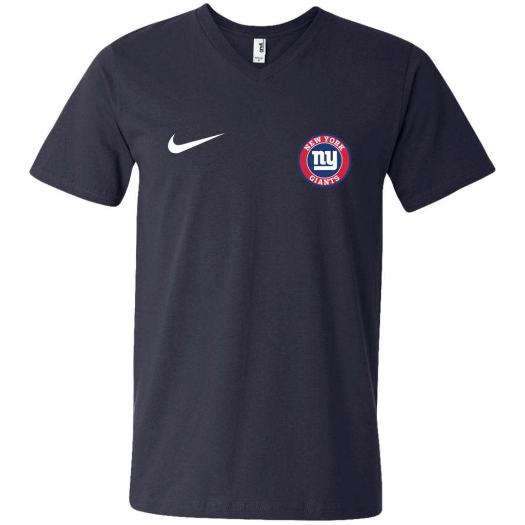 Nike New York Giants Nfl Football Men V-Neck T-Shirt