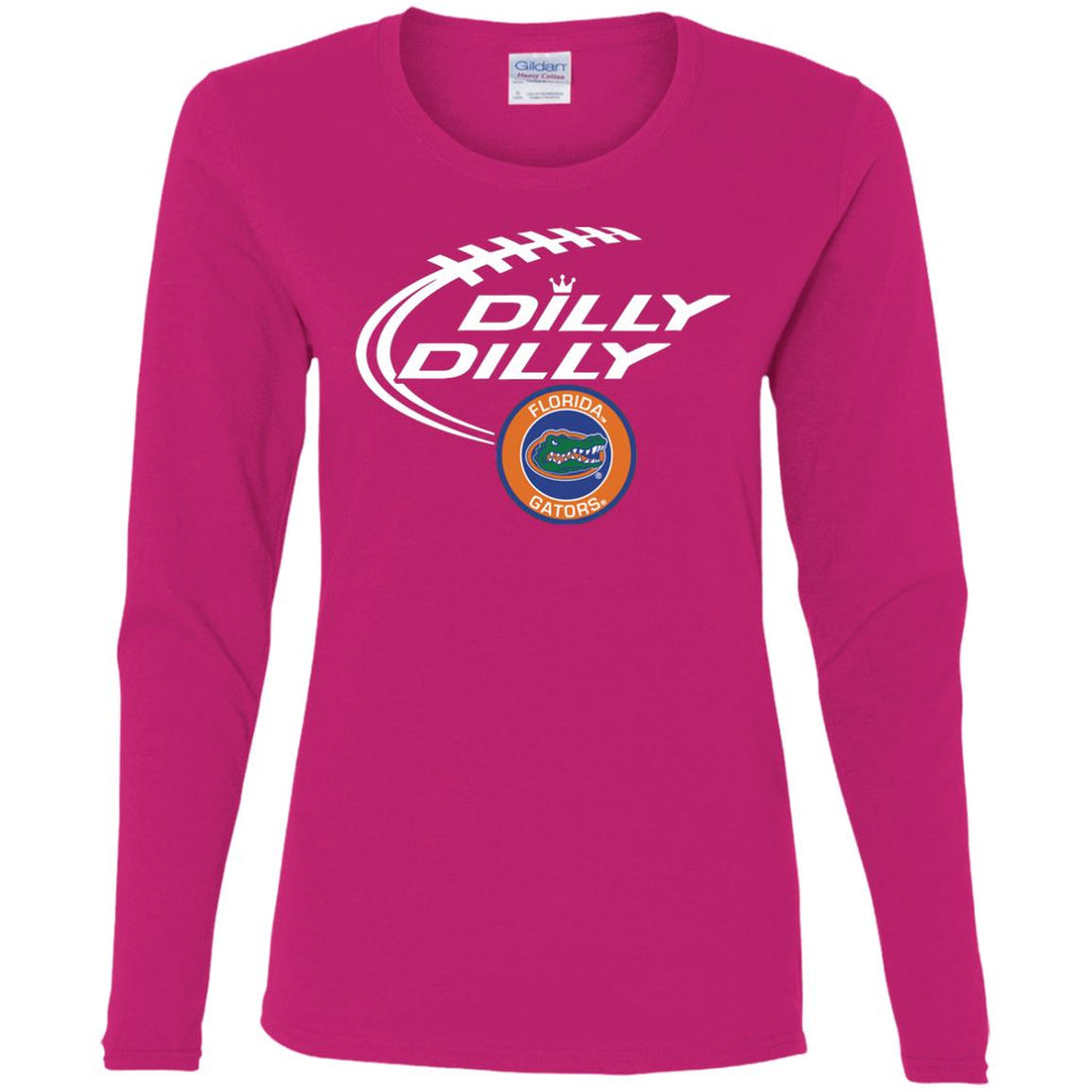 Dilly Dilly Florida Gators Nfl Football Women Long Sleeve Shirt