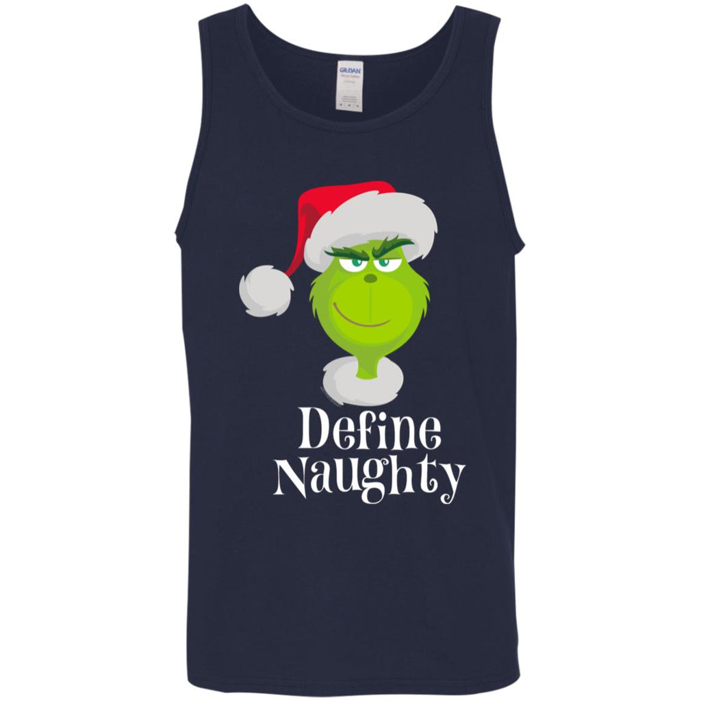 Dr. Seuss The Grinch Naughty Grinch Christmas Men Tank Top