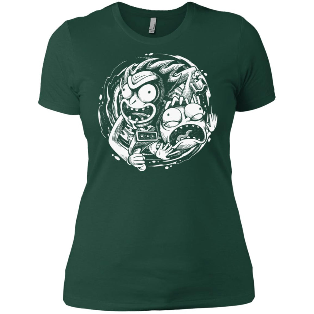 Rick And Morty Time Warp Travels Women T-Shirt