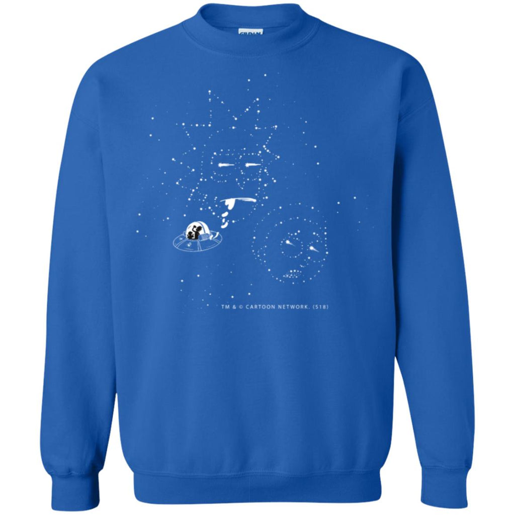 Rick And Morty Stars In The Sky Mug Unisex Crewneck Pullover Sweatshirt
