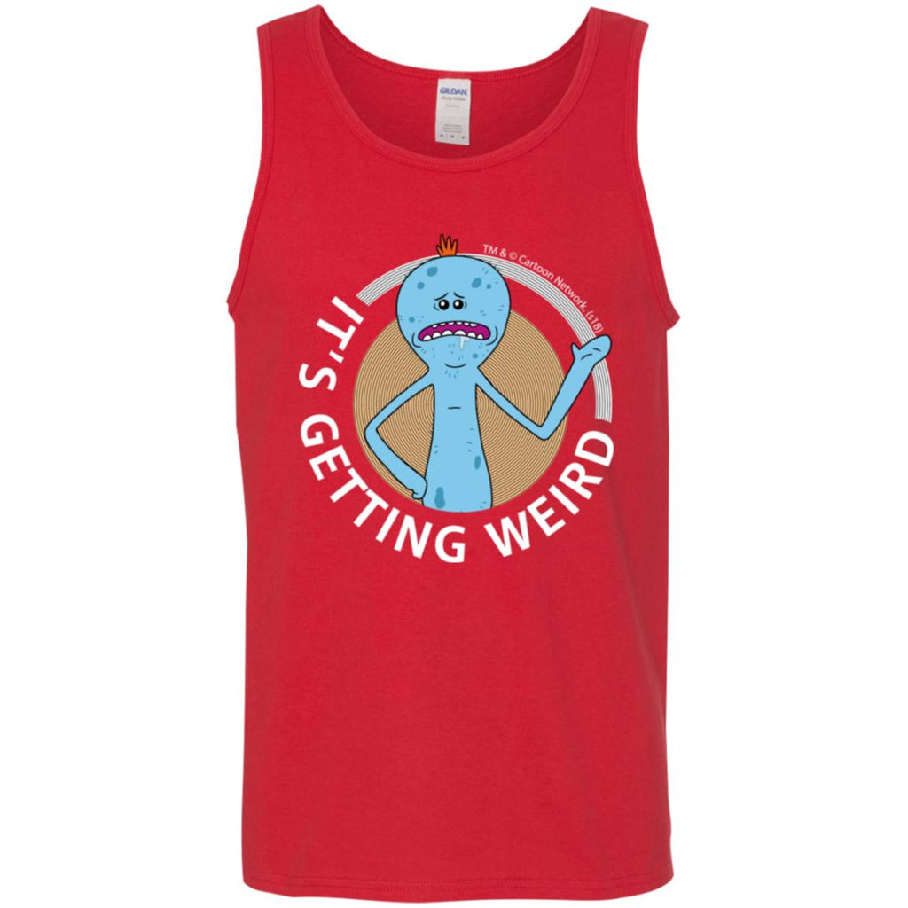 Rick And Morty Mr Meeseeks It's Getting Weird Mug Men Tank Top