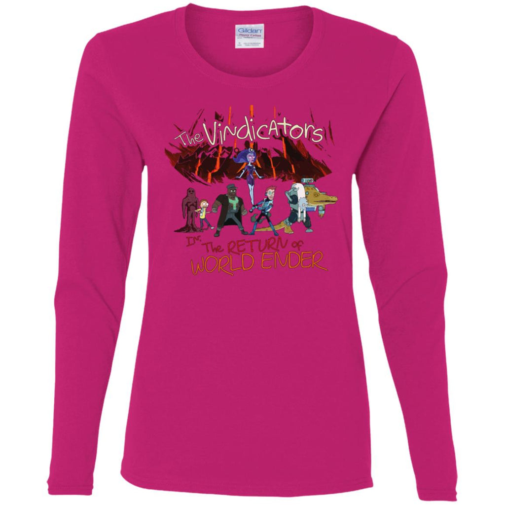 Rick And Morty The Vindicators Women Long Sleeve Shirt