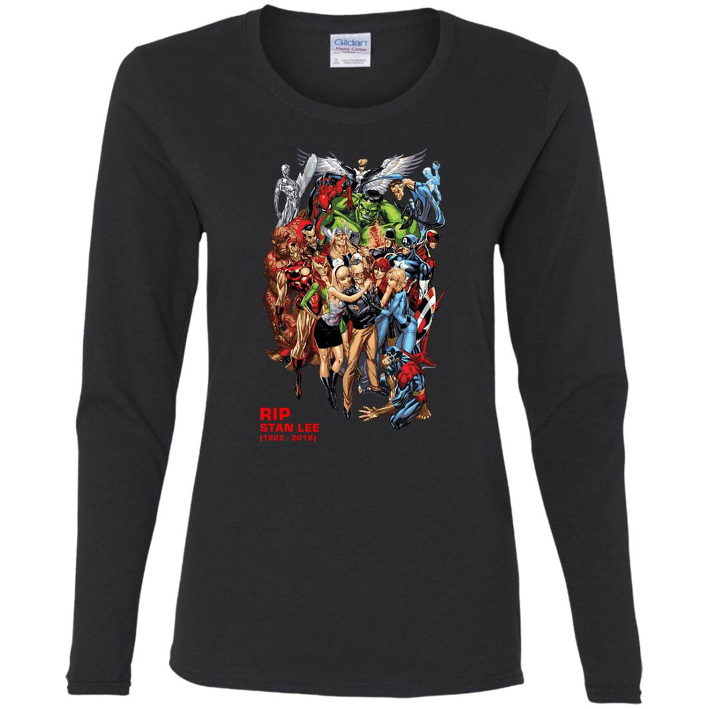 Rip Stan Lee Father Of Super Heroes Women Long Sleeve Shirt