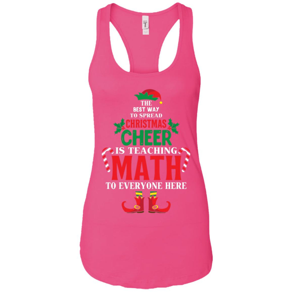 Christmas Cheer Is Teaching Math Women Tank