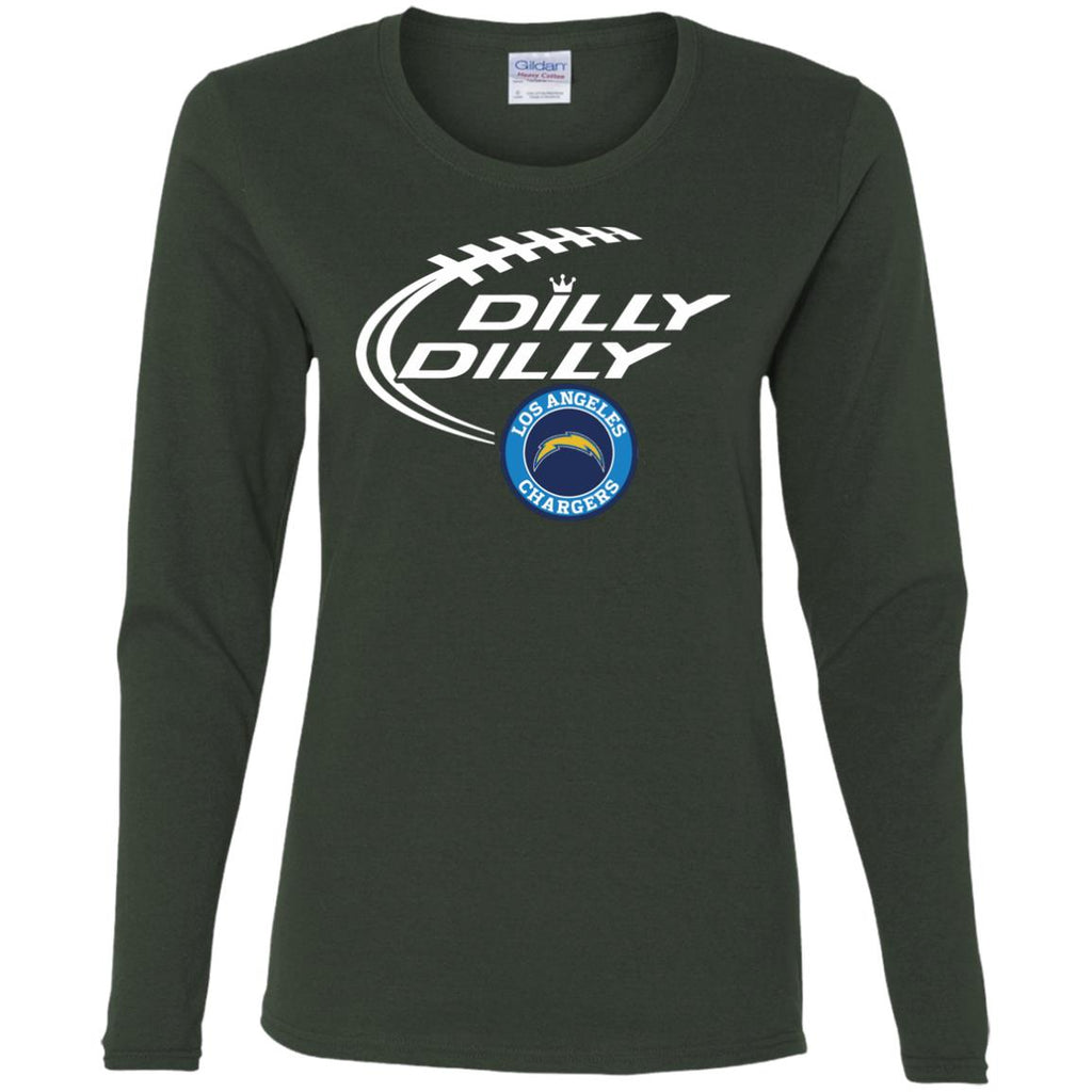 Dilly Dilly Los Angeles Chargers Nfl Football Women Long Sleeve Shirt