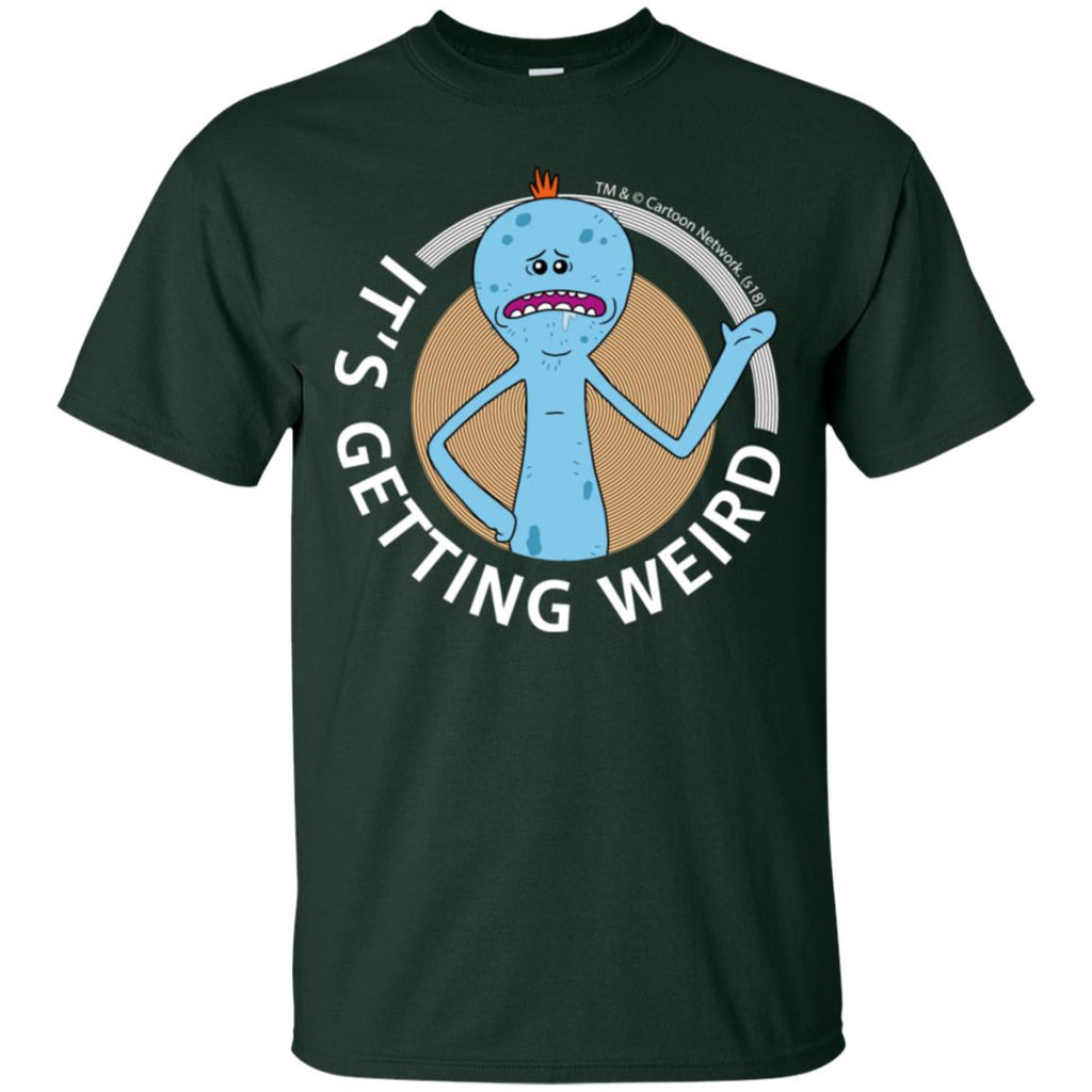 Rick And Morty Mr Meeseeks It's Getting Weird Mug Men T-Shirt