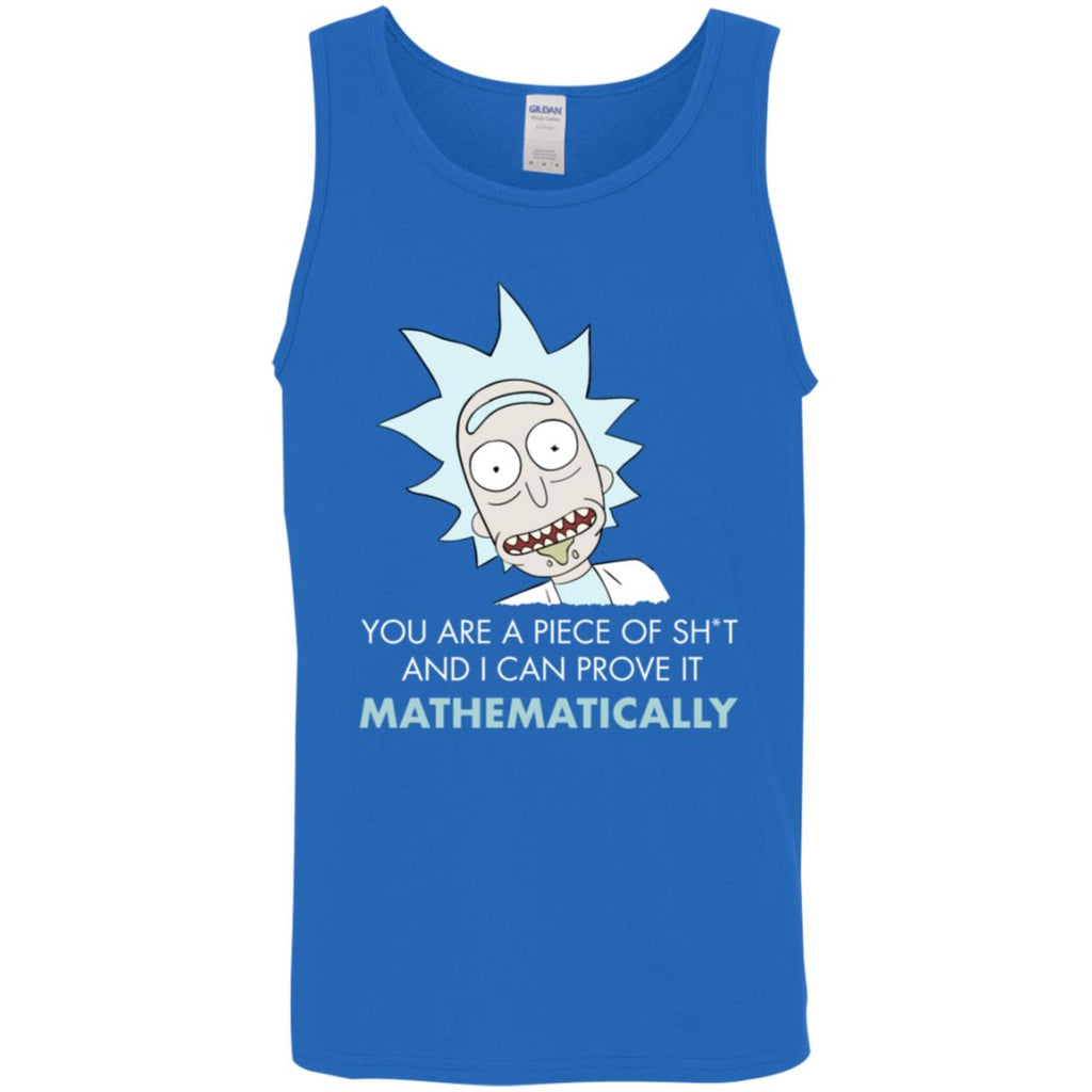 Rick And Morty Mathematical Proof Quote Men Tank Top