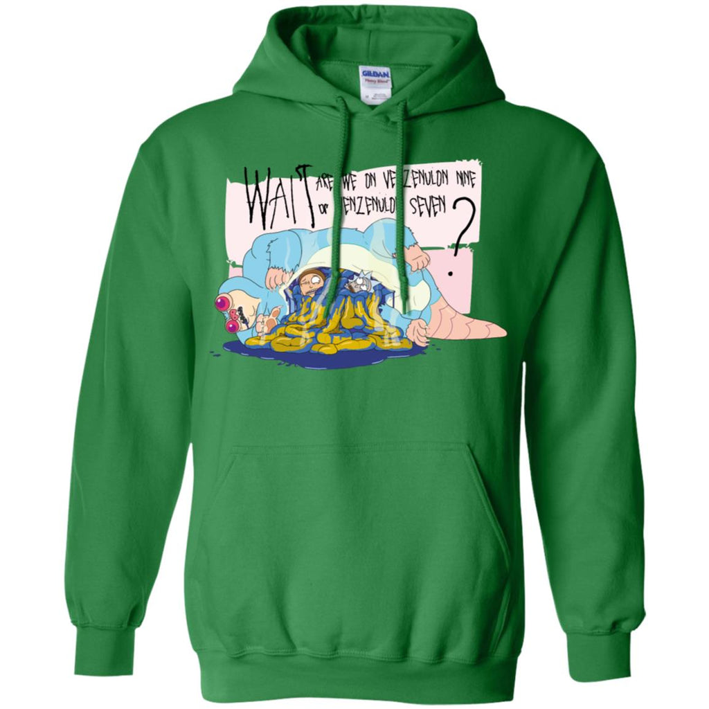 Ricky And Morty Which Venzenulon Are We On Men Pullover Hoodie