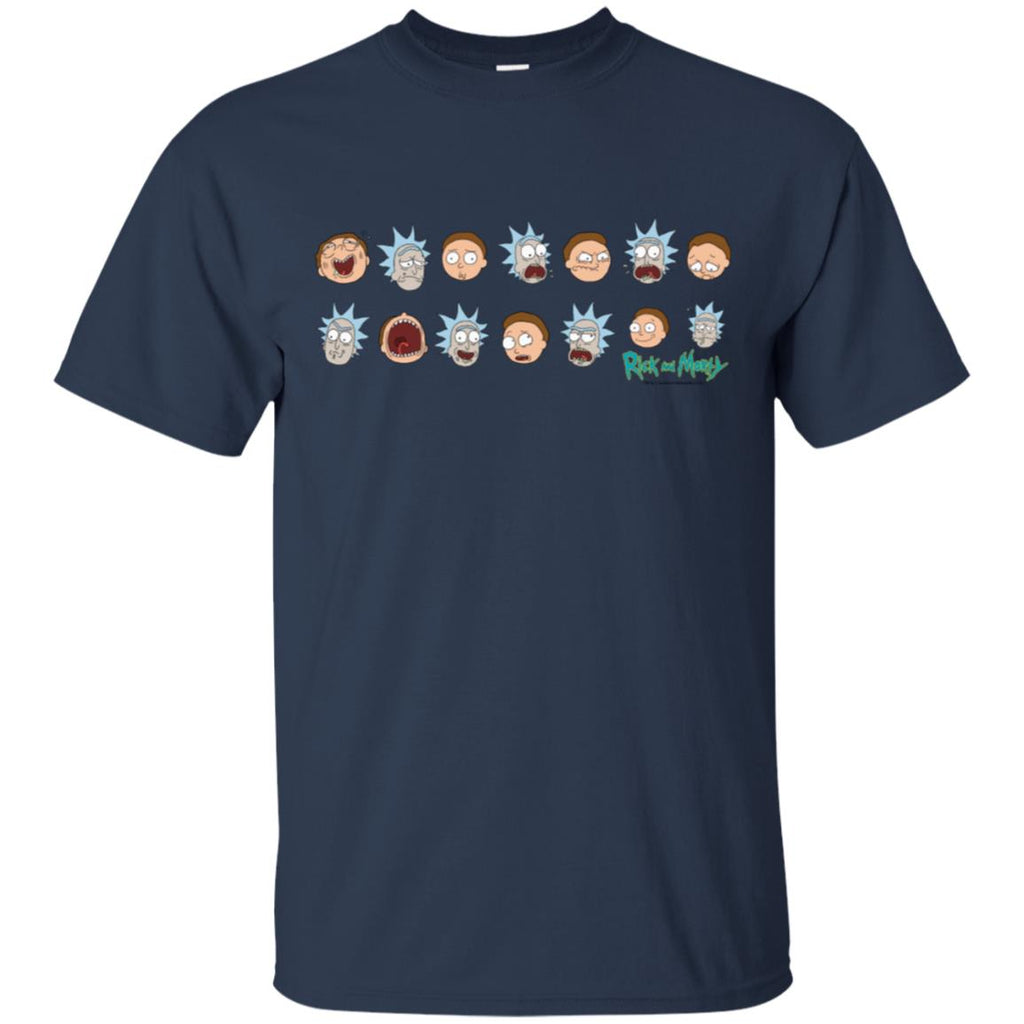 Rick And Morty Expressions Men T-Shirt