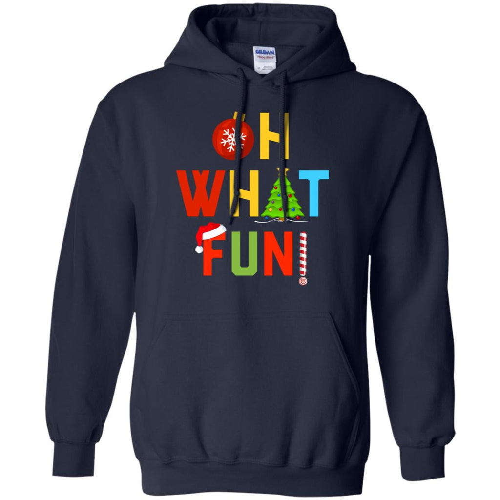 Oh What Fun Merry Christmas Men Pullover Hoodie