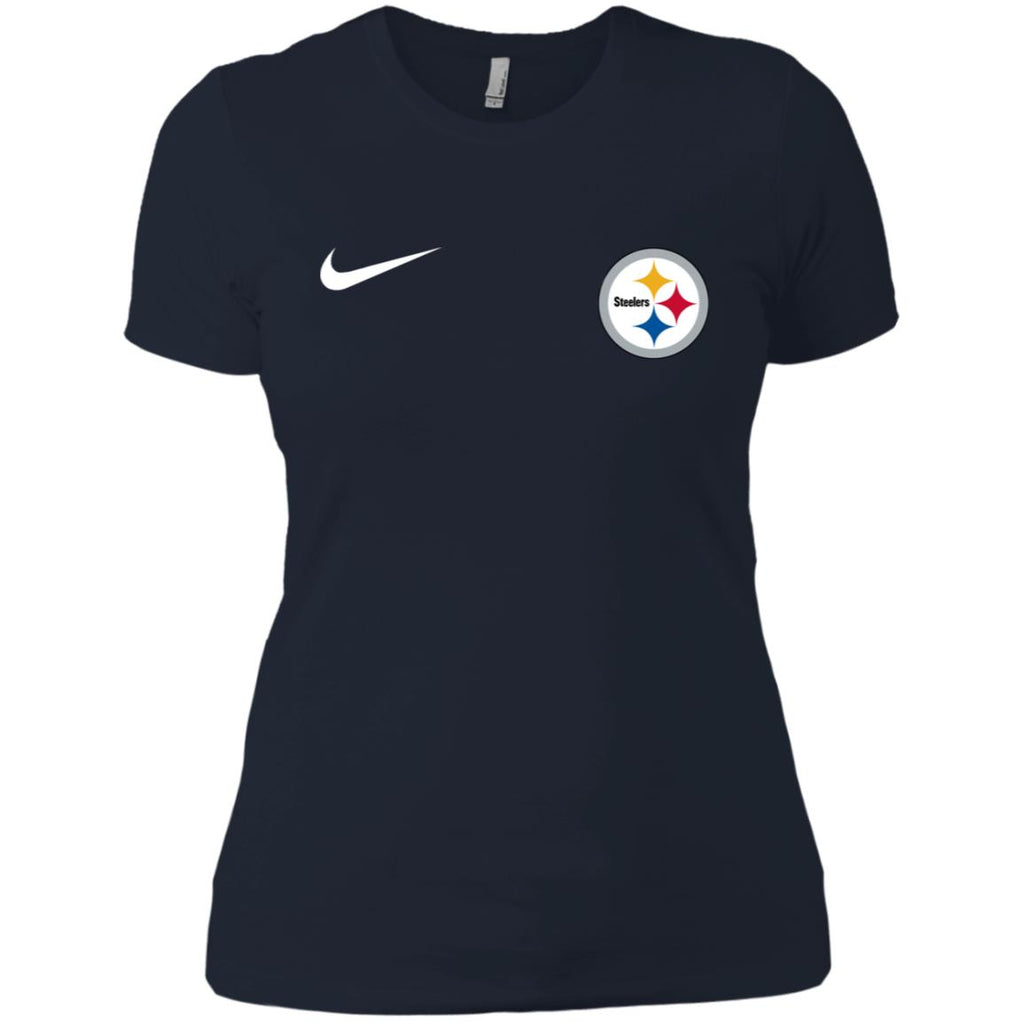Nike Pittsburgh Steelers Logo Nfl Football Women T-Shirt