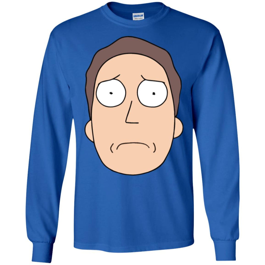 Rick And Morty Jerry Smith Men Long SLeeve Shirt
