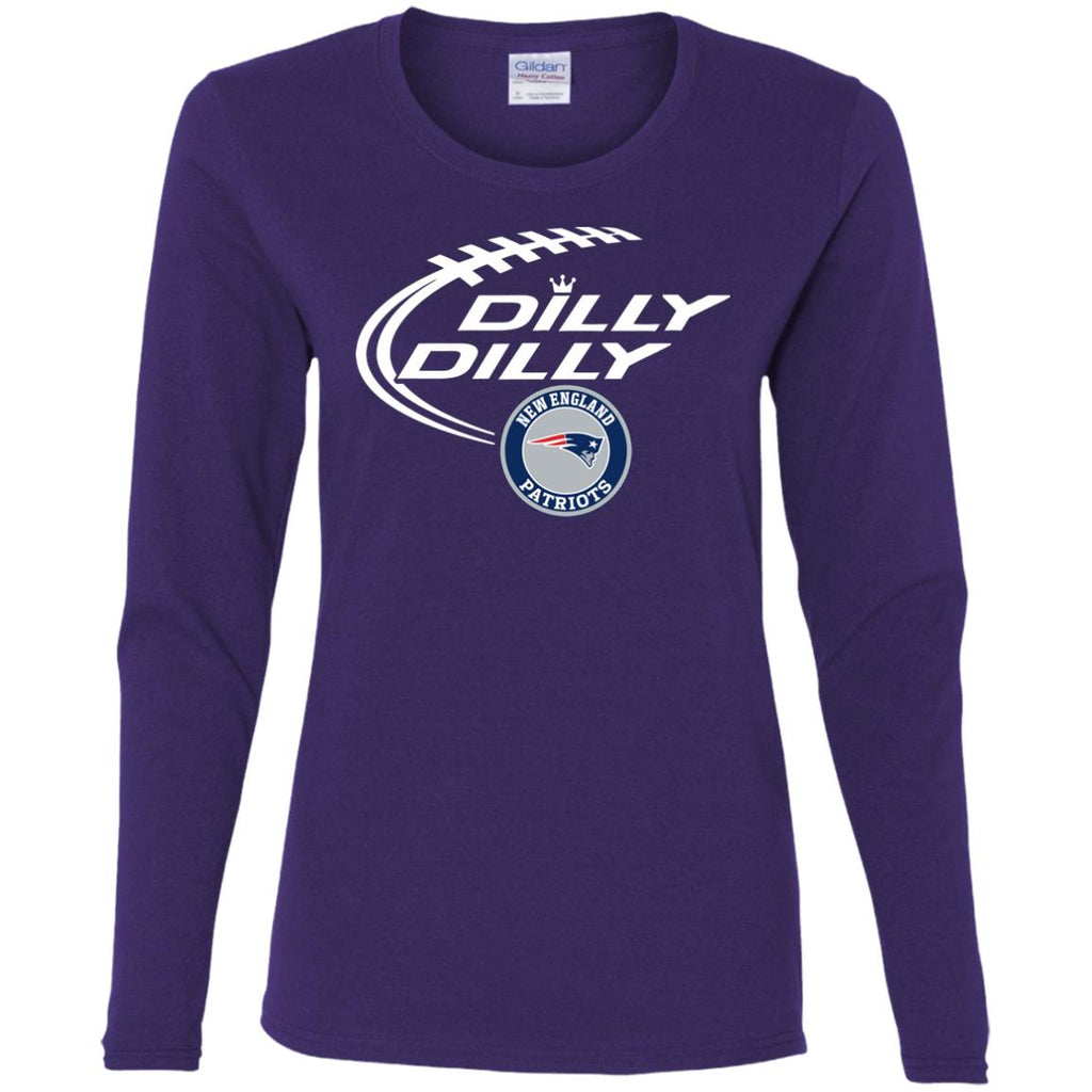 Dilly Dilly New England Patriots Nfl Football Women Long Sleeve Shirt